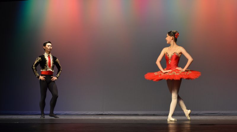 Ballet performers on stage.