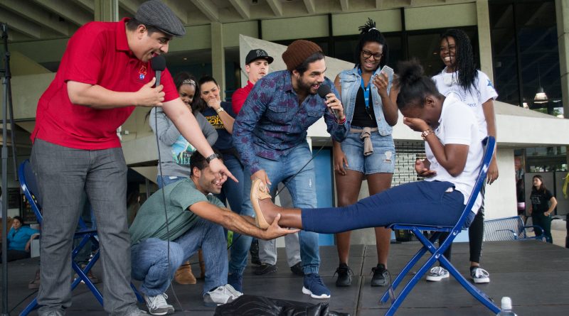 Students at Club Rush.