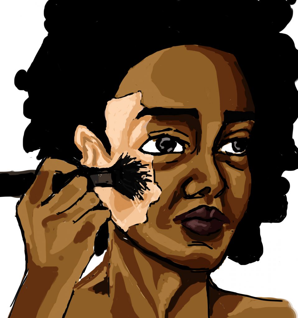 Racism illustration by Aminah Brown.