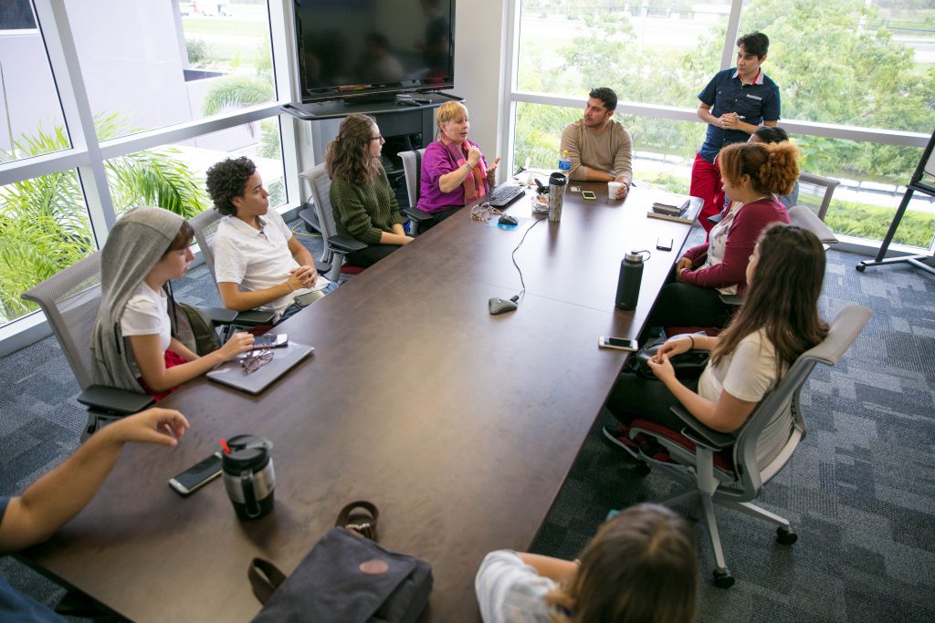 Dialogue For Democracy club at a meeting.