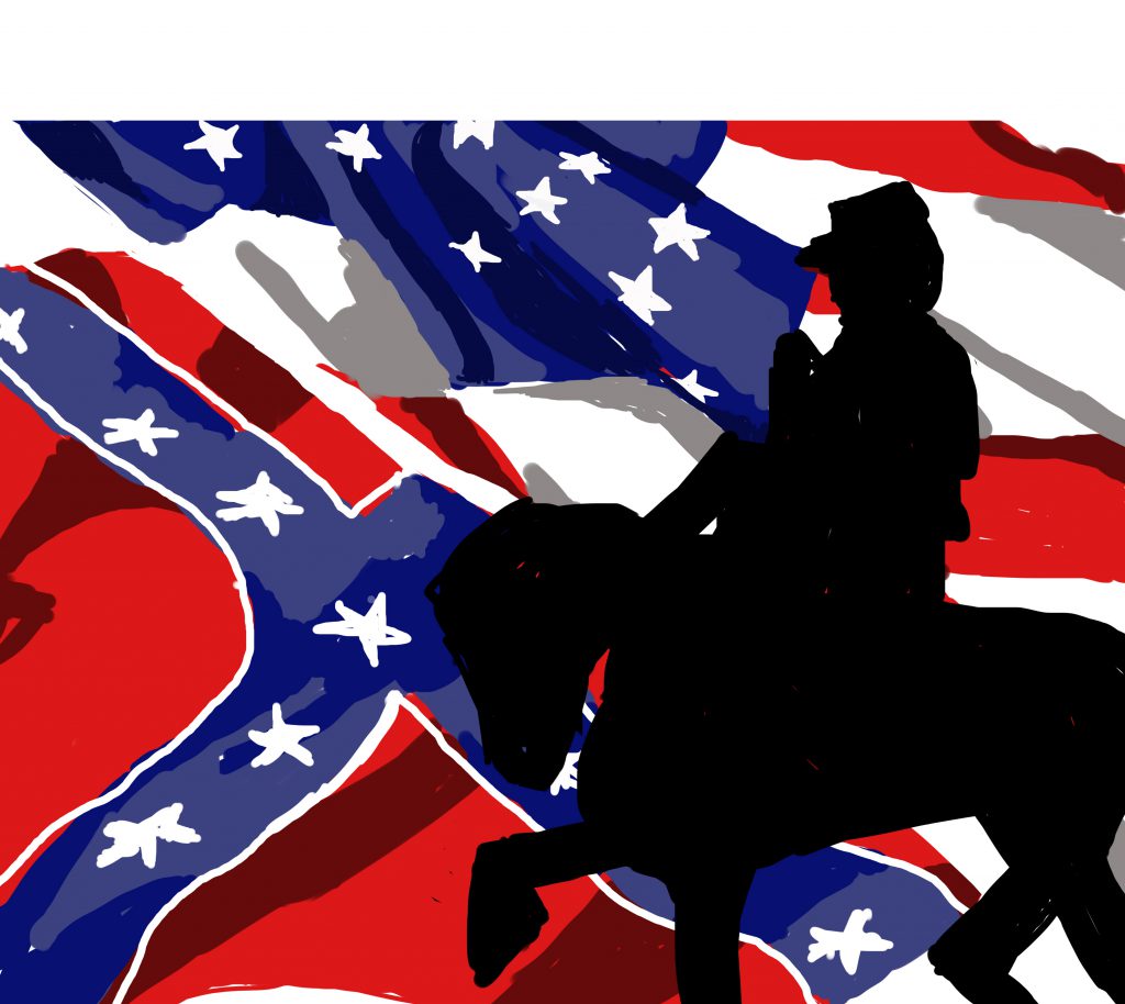 Confederate Flag Illustration for Forum article.