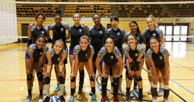 MDC Lady Sharks volleyball team.