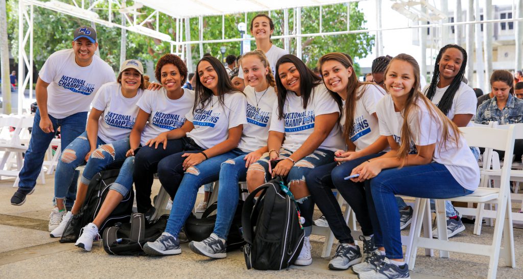 Miami Dade College women's volleyball team.