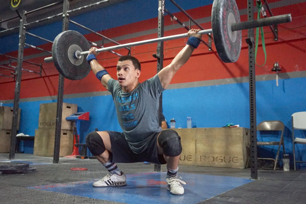 Joseph Garcia at the gym.