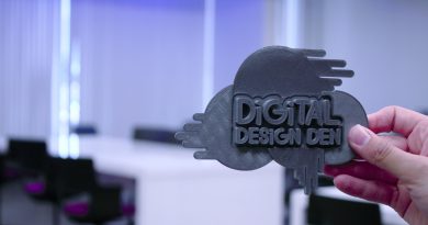 Logo for the Digital Design Den.