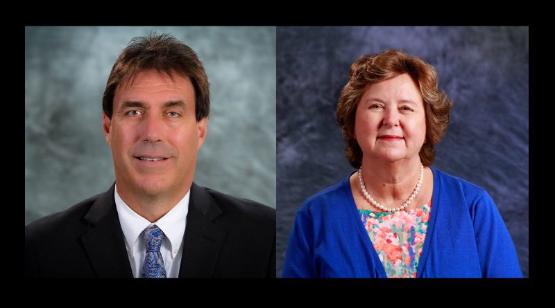 Headshots of the new president and dean of Medical Campus.