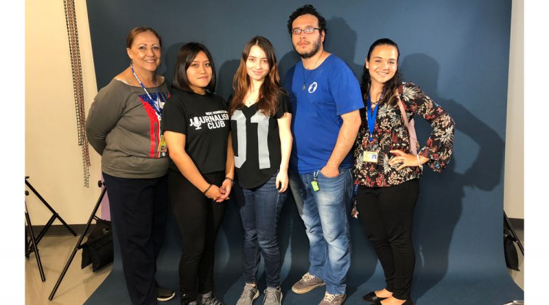 Pictured here are Magdalena Lamarre, Merlina Ramirez, Karen Hejia, Daniel Ponce and Paola Arroyo.