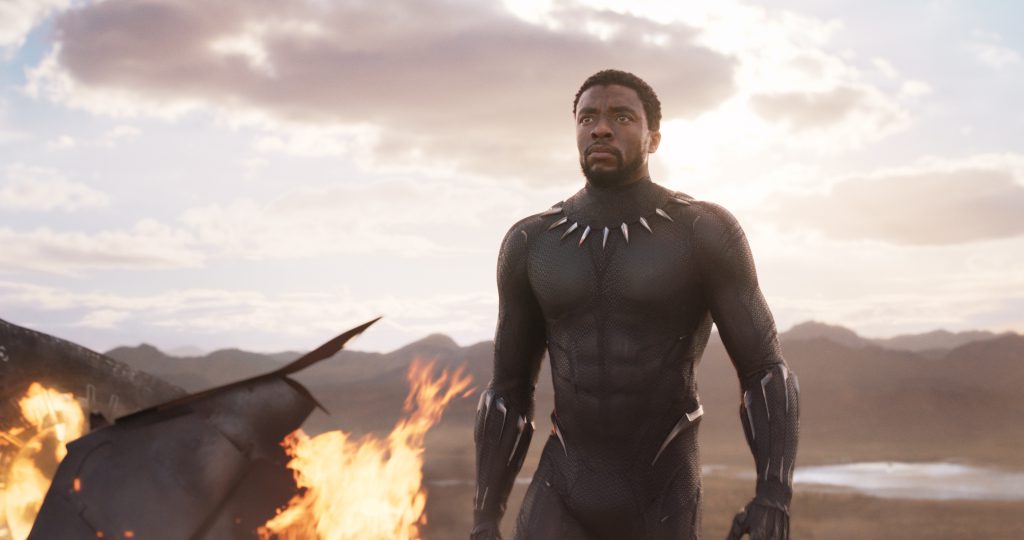 Scene from the movie Black Panther, which has received Oscar buzz.