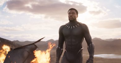 Scene from the movie Black Panther, which has received Oscar buzz.