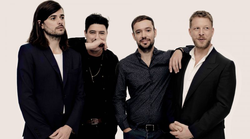 Mumford & Sons in a photo shoot.