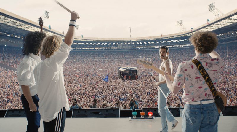 Scene from the movie Bohemian Rhapsody.