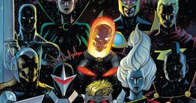 Cover art for the comic book.