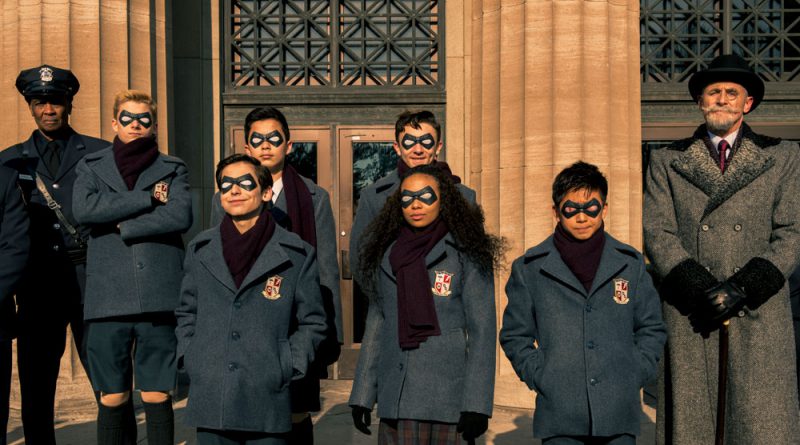 The cast from The Umbrella Academy.