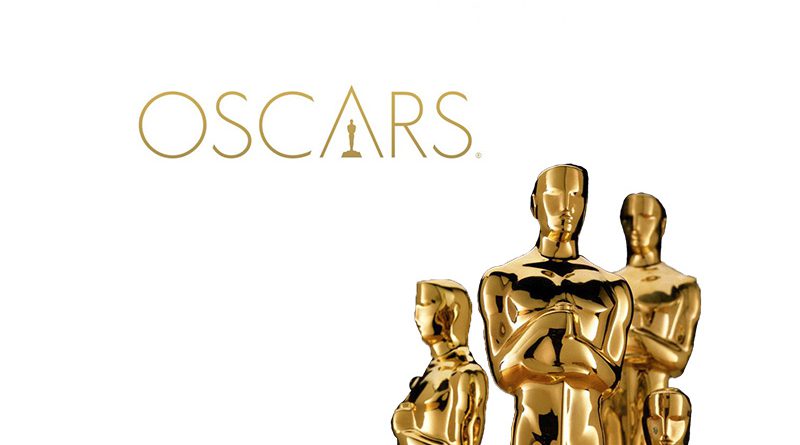 Academy award logo and statues.