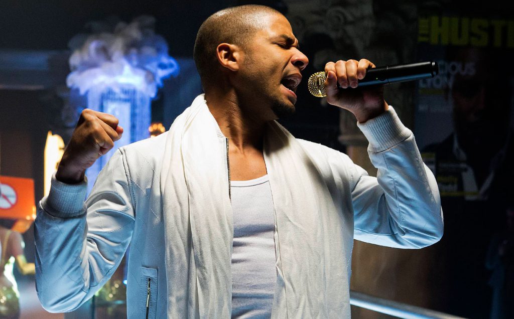 A scene from the show Empire featuring Jussie Smollett.