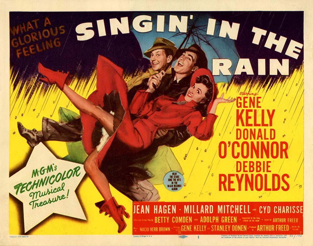 Movie poster Singin' In The Rain.