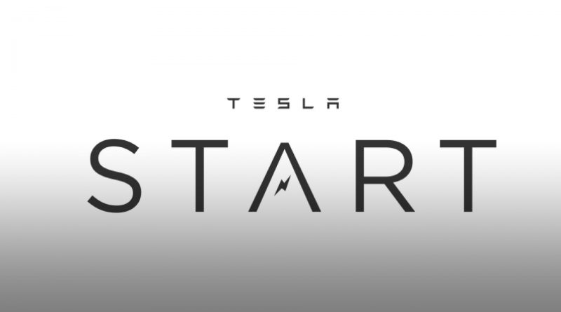 Tesla Start logo.