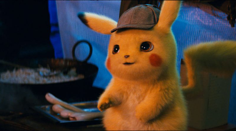 Scene from the movie Pokemon Detective Pikachu.