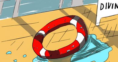 Lifeguard illustration by Alexander Ontiveros.