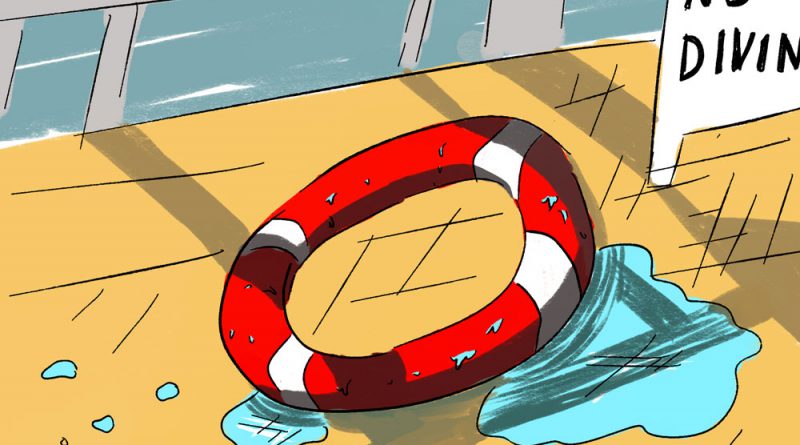 Lifeguard illustration by Alexander Ontiveros.