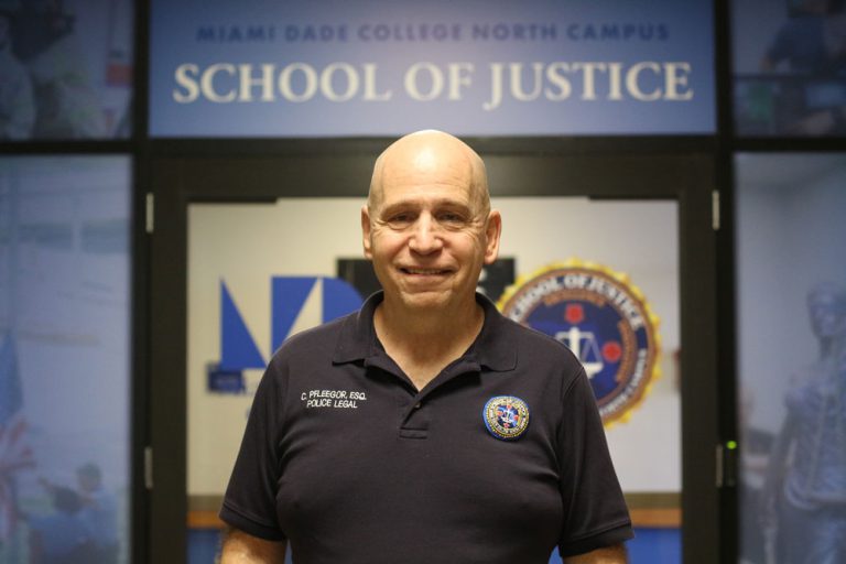 Clyde Pfleegor, criminal justice professor to retire.
