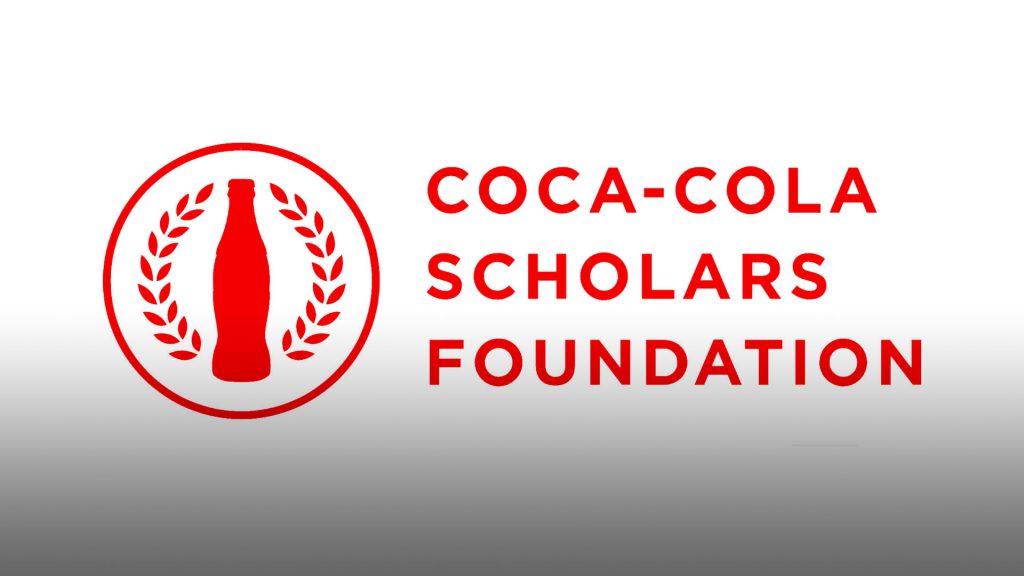 Coca-Cola scholarship logo.