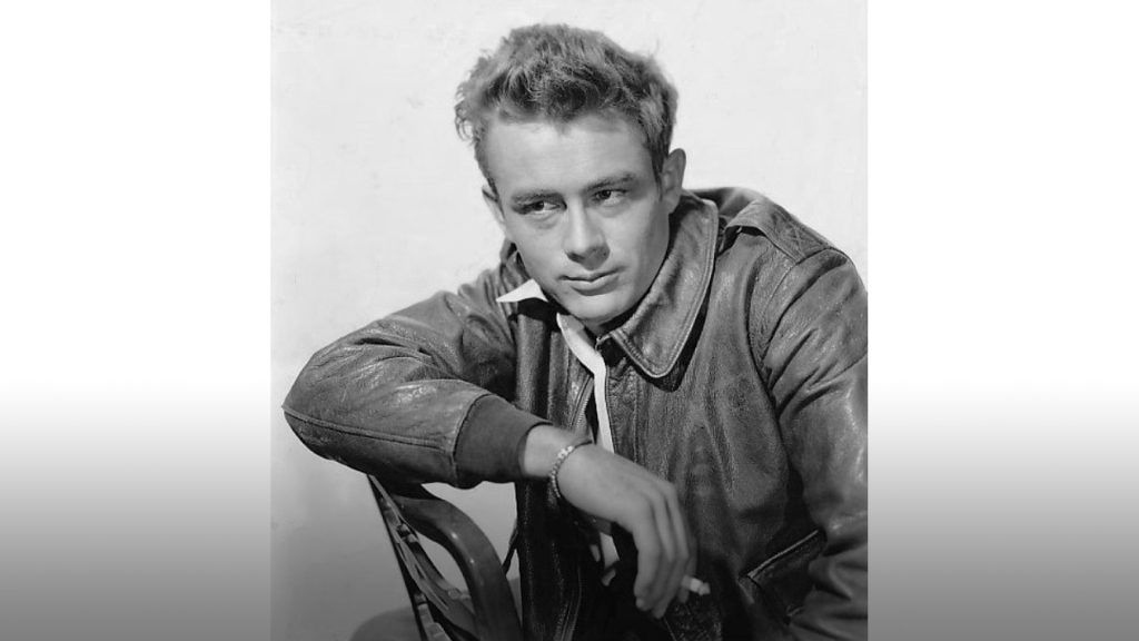 Photo of James Dean.