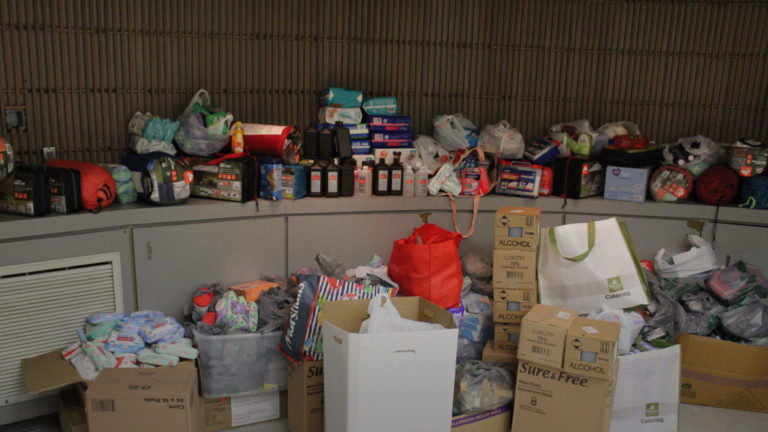 Supplies Being Collected For Earthquake Victims In Haiti