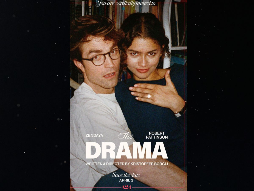 Leandra Riera reviews The Drama, A24’s latest psychological drama, which uses secrecy to explore the limits of intimacy and trust in a marriage. Robert Pattinson and Zendaya star in a story that leaves its characters and audience in crisis.