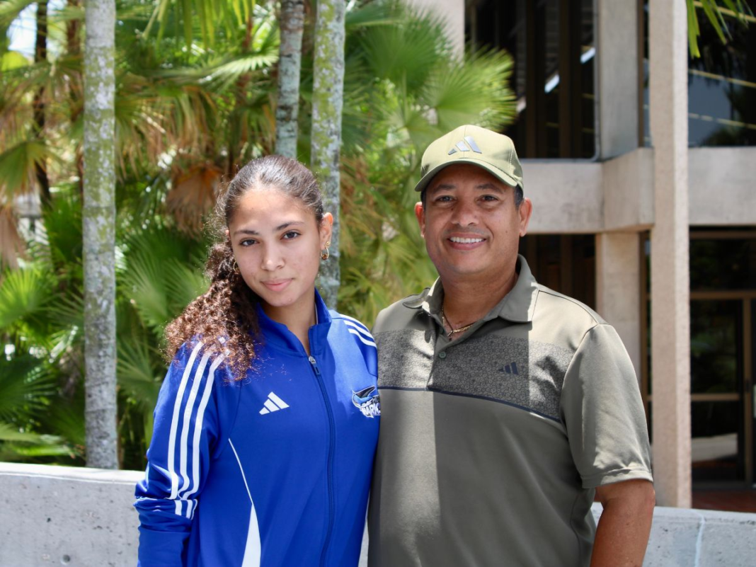 A volleyball dynasty will be continued this fall when Angeline Benoit steps on the court and plays for her dad Kiko “Orgines” Benoit. Her mom Olga Benoit also won a national championship at MIami Dade College.
