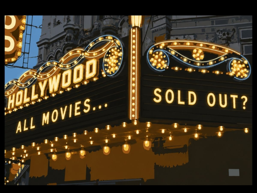 An illustration about the resurgence of people visiting movie theaters in 2026