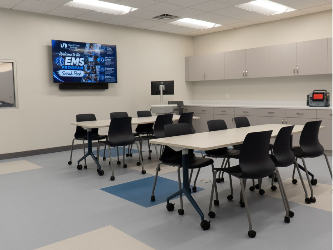 New Hub Coming: North Campus is expected to open its doors to a new emergency medical services program hub in the spring semester. The facility will be located on the second floor of building 7 and will include five labs, two lecture halls and a control room. NATHAN CENAL/THE REPORTER