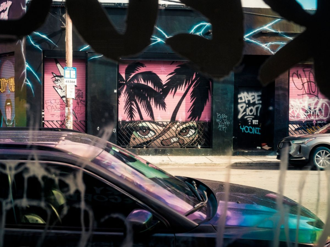A photo of a wall in Wynwood.
