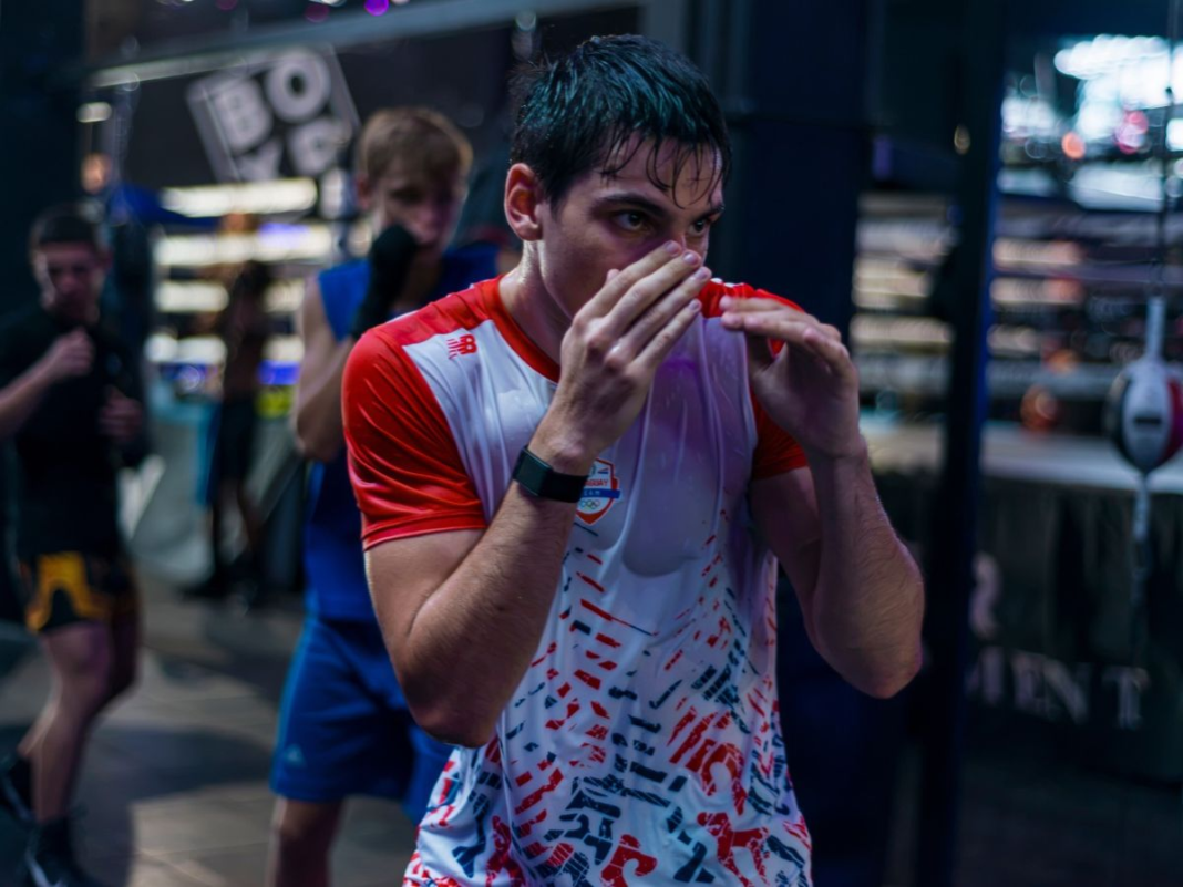 Photo of Wolfson Campus Honors College student Gonzalo Valdovinos who also boxes.