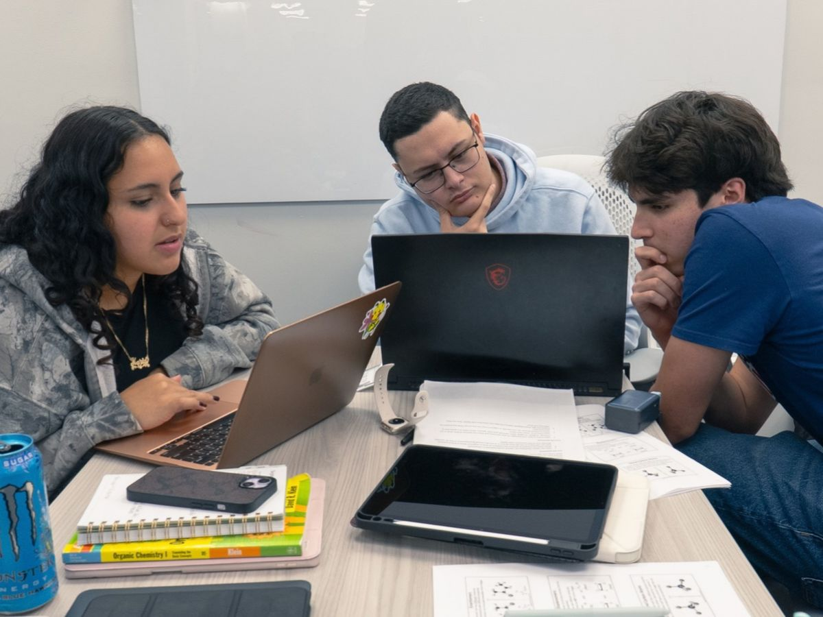 A picture of students of students in the student life at Homestead Campus.