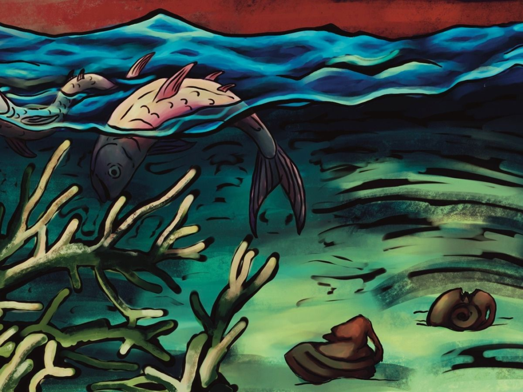 Ocean Dangers Illustration